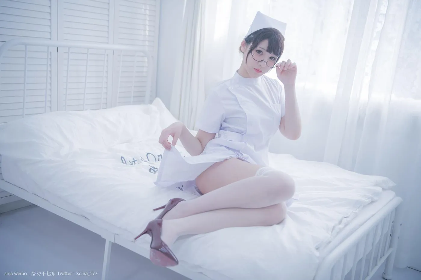 你十七鸽 – NO.03 白色护士-白色护士成片 [51P]插图4